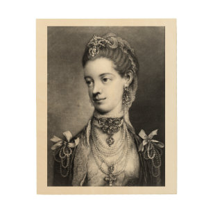 Charlotte, Königin von Großbritannien - Thomas Fry Holzdruck