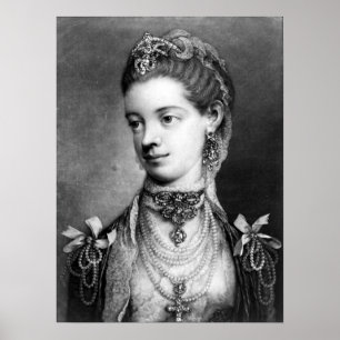 Charlotte, Königin von Großbritannien - Thomas Fry Poster