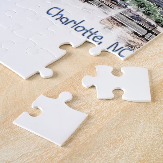 Charlotte-Königinstadt-Skyline Puzzle (Seite)