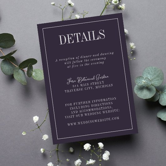 Charlotte | Kurierte Farben | Details Begleitkarte