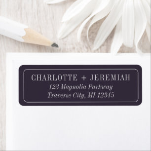 Charlotte   Kurierte Farben   Hochzeitsadresse