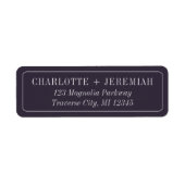 Charlotte | Kurierte Farben | Hochzeitsadresse (Vorne)