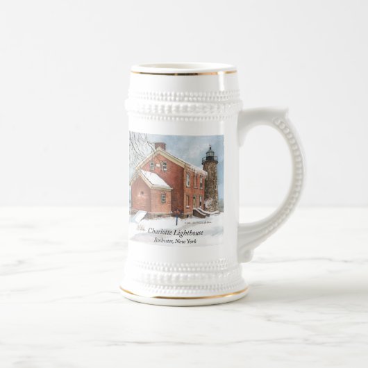 Charlotte-LeuchtturmTasse/Stein Bierglas (Rechts)