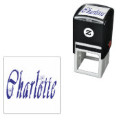 Charlotte-Logo, Permastempel (Beispiel)