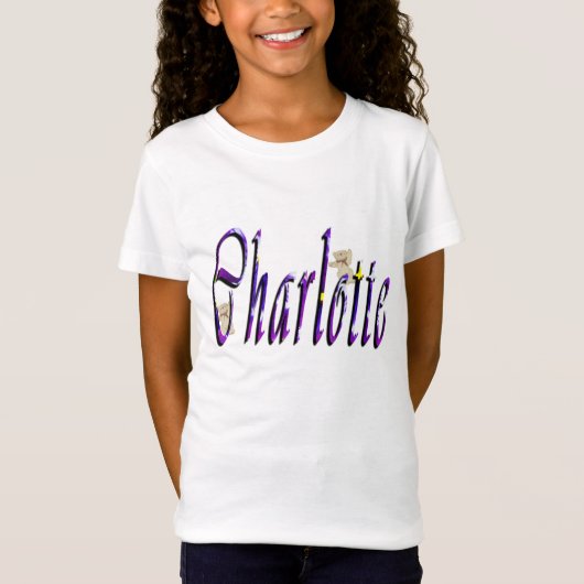 Charlotte-Logo, T-Shirt (Vorderseite)