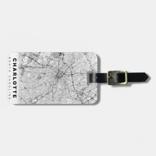 Charlotte Map Gepäckanhänger