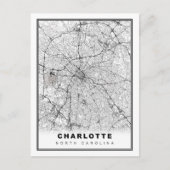 Charlotte Map Postkarte (Vorderseite)