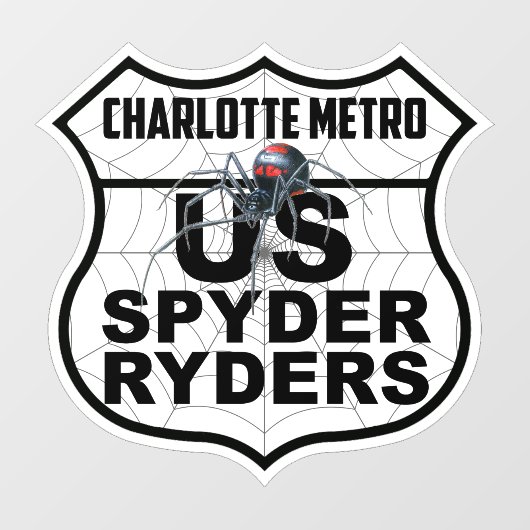 Charlotte Metro Chapter - Aufkleber Kapitel Logo (Blatt)