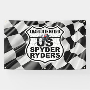 Charlotte Metro Chapter - Banner Finish Flag Logo