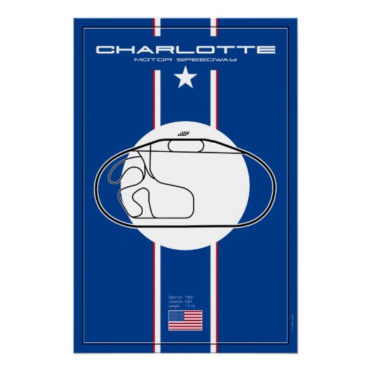 Charlotte Motor Speedway Poster (Vorderseite)