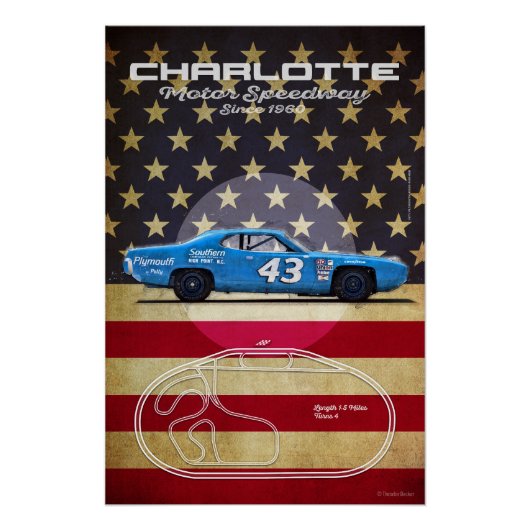 Charlotte Motor Speedway Poster (Vorderseite)