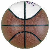 Charlotte Name mit Teddy und Herz Basketball (Rechts)