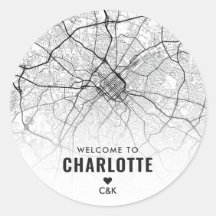Charlotte, NC City Map | Begrüßung