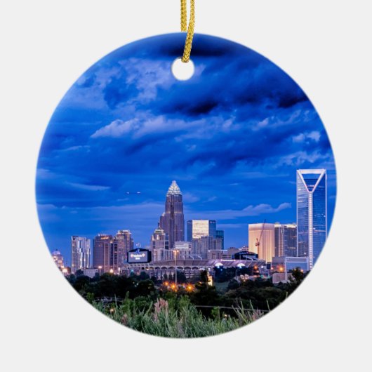 Charlotte nc keramikornament (Vorne)