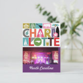 Charlotte NC North Carolina Postcard Postkarte (Stehend Vorderseite)