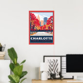 Charlotte, NC Poster (Heimbüro)