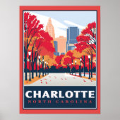 Charlotte, NC Poster (Vorne)