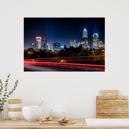 Charlotte, NC Poster (Küche)