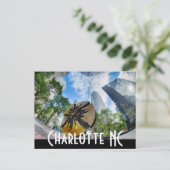 Charlotte NC Postkarte (Stehend Vorderseite)
