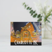 Charlotte NC Postkarte (Stehend Vorderseite)
