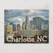 Charlotte NC Postkarte (Vorderseite)