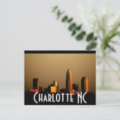 Charlotte NC Postkarte (Stehend Vorderseite)