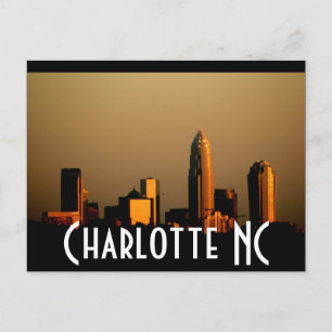 Charlotte NC Postkarte