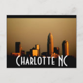 Charlotte NC Postkarte (Vorderseite)