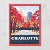 Charlotte, NC Postkarte (Vorderseite)