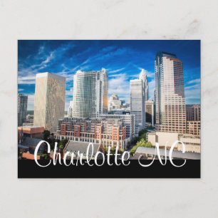 Charlotte NC Postkarte
