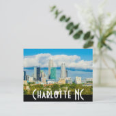 Charlotte NC Postkarte (Stehend Vorderseite)