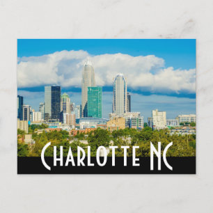 Charlotte NC Postkarte