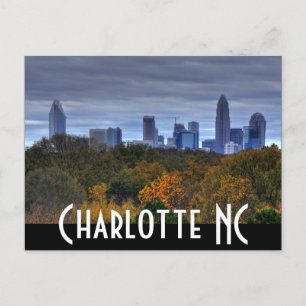 Charlotte NC Postkarte