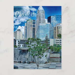 Charlotte NC Postkarte