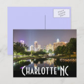 Charlotte NC Postkarte (Vorne/Hinten)