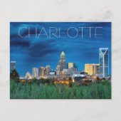 Charlotte NC Postkarte (Vorderseite)