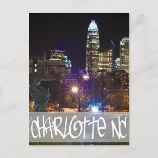 Charlotte nc postkarte