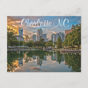 Charlotte NC Postkarte