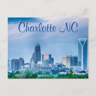 Charlotte NC Postkarte