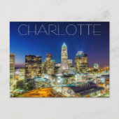 Charlotte NC Postkarte (Vorderseite)