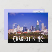 Charlotte NC Postkarte (Vorne/Hinten)