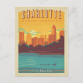 Charlotte, NC Postkarte (Vorderseite)