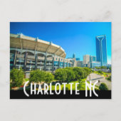 Charlotte NC Postkarte (Vorderseite)