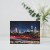 Charlotte NC Postkarte (Stehend Vorderseite)