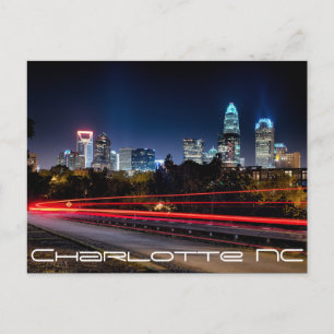 Charlotte NC Postkarte