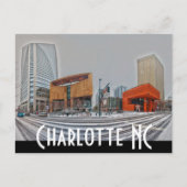 Charlotte NC Postkarte (Vorderseite)