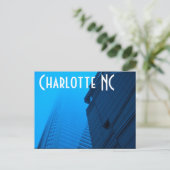 Charlotte NC Postkarte (Stehend Vorderseite)