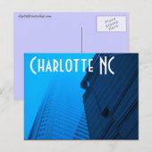 Charlotte NC Postkarte (Vorne/Hinten)