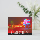 Charlotte NC Postkarte (Stehend Vorderseite)