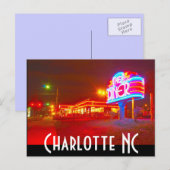 Charlotte NC Postkarte (Vorne/Hinten)